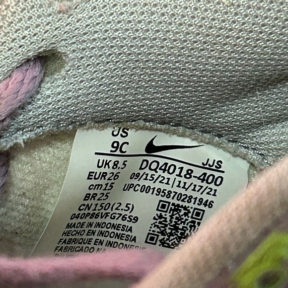 Nike Air Max 90 Sun Club Girls Shoes Size 9c; Color: Multi-Colored - Picture 7 of 7